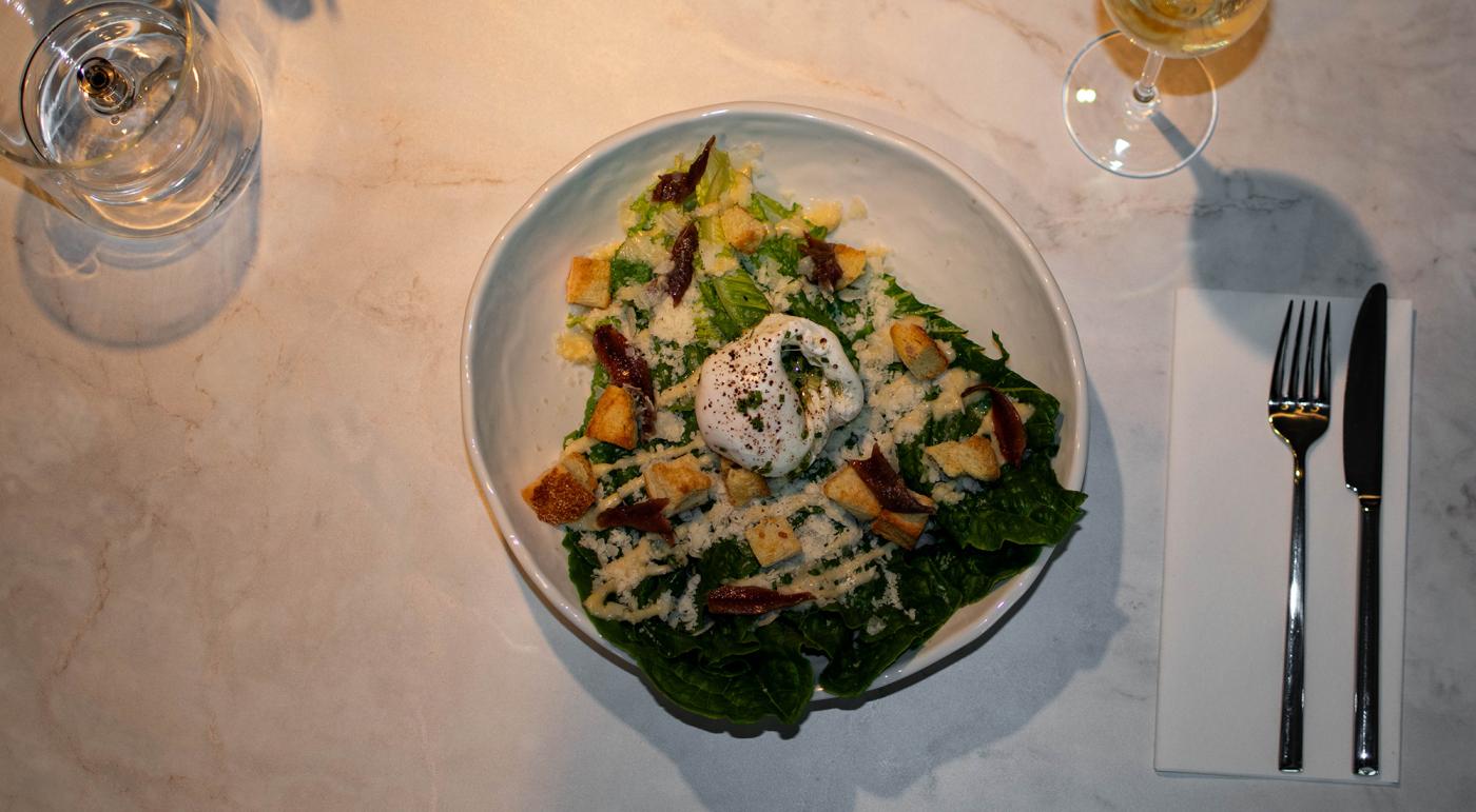 Salade gerecht bij brasserie in budel