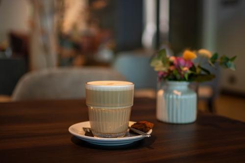 Koffie in restaurant